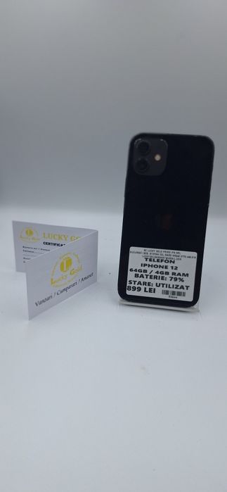 IPhone 12 64Gb 79% Baterie Garantie/ Factura #53644