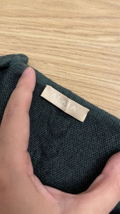 Теплое платье Alaia оригинал