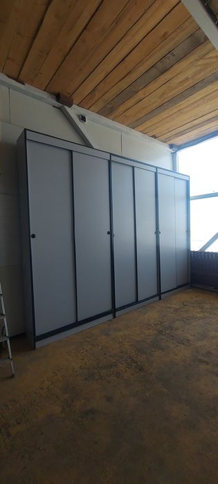 Шкаф, шкаф купе, шкаф серый