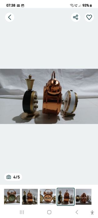 Ceas de masă Rhythm Japon și 1 Royal Ace 1 Koop Germ.