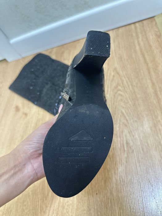 Сапоги женские лаковые