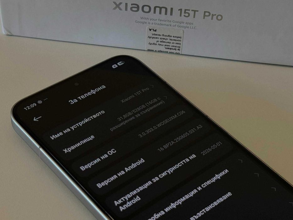 Бартер! Гаранция! Xiaomi 15t Pro 512/12GB Gray (Сив)