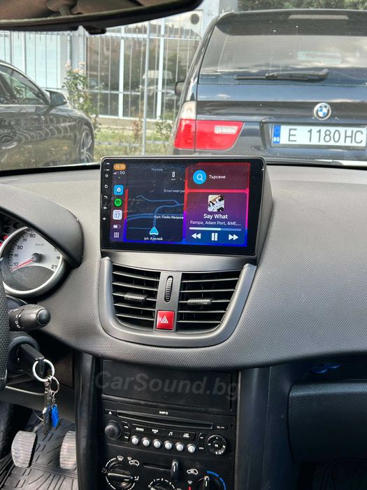 Peugeot 207 - 9" Мултимедия Android 15 Пежо 06-15 Навигация Андроид