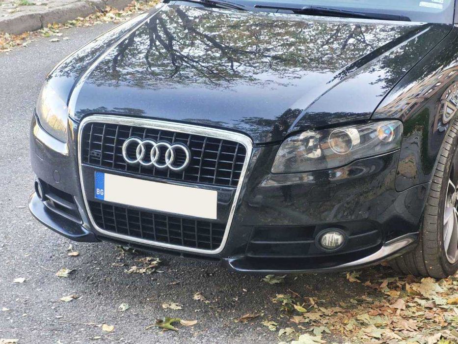 Сплитери (тунинг добавки) за предна броня Audi A4 B7 S line / S4