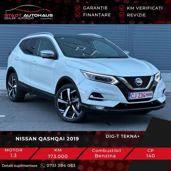 Nissan Qashqai GARANTIE 12 luni#Service la zi#Model Tekna Plus