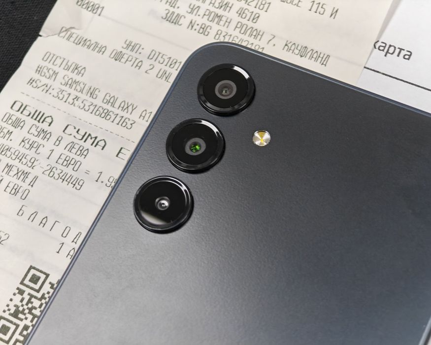 ^^^ ЧИСТО НОВ  128GB Samsung A16 Гаранция от Vivacom до 2028год. Black