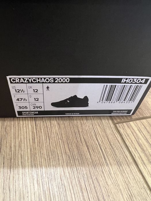 Кроссовки оригинал Adidas crazychaos 2000