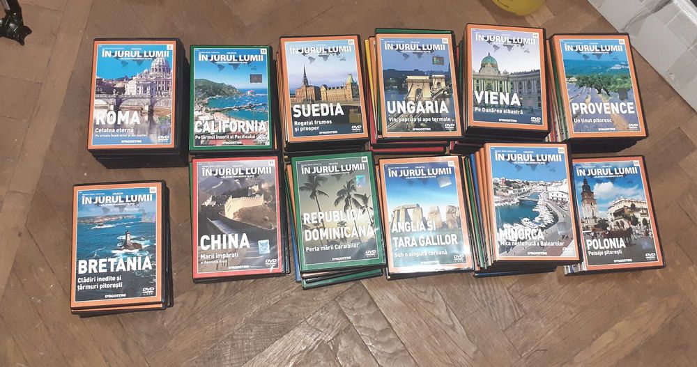 Colectia de DVD-uri "In jurul lumii", DeAgostini