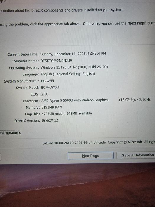 Laptop Huawei BOM WDQ9