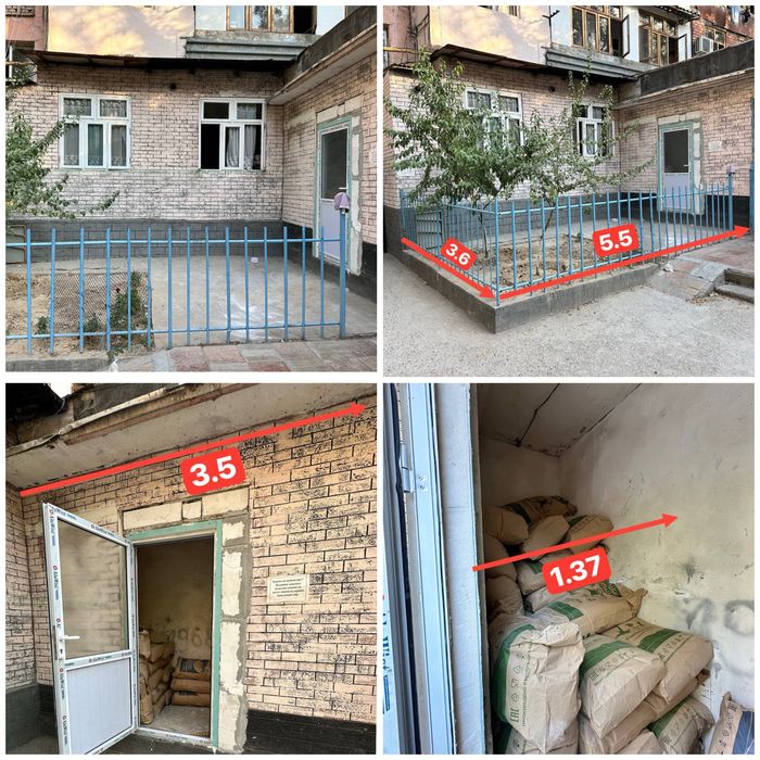 1 Этажда жойлашган квартира сотилади! Офисга мос келади.