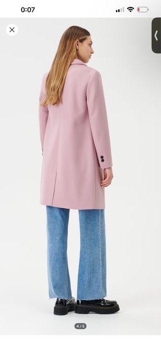 Палто в бебешко розово