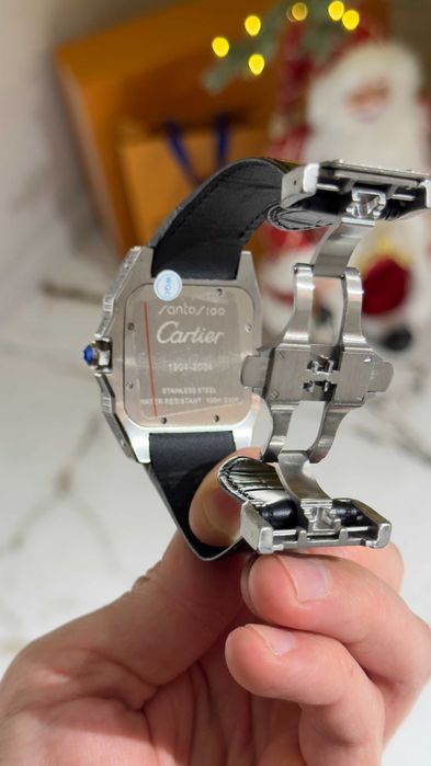 cartier santos 100 icedout