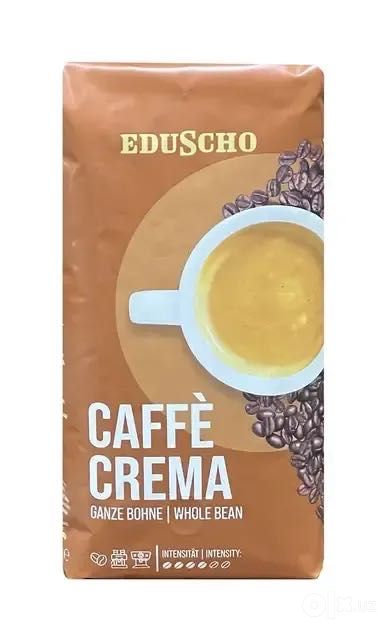 Eduscho Caffe Crema кофе в зернах 1 кг