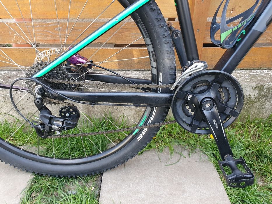 Cube Aim Pro, roti pe 27.5, aluminiu, marime XS - S (14"), 8 × 3 viteze