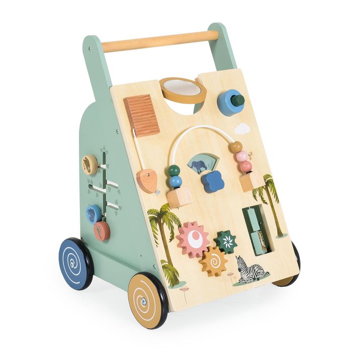 Дървена играчка за прохождане