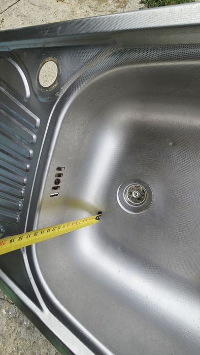 Vand chiuveta inox si baterie inox