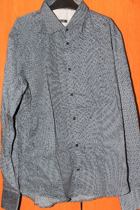 Camasa albastra barbati slim fit Blooker marime XL