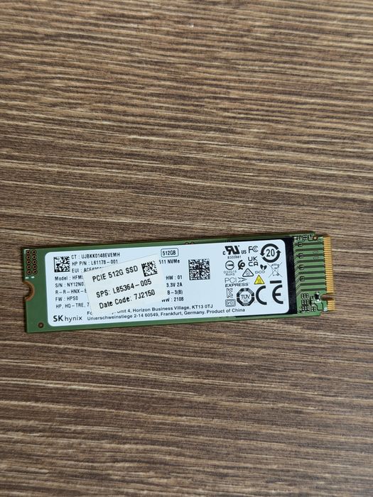 Ssd m2 nmve 512gb Skhynix