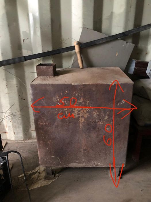 продам металлическую печь