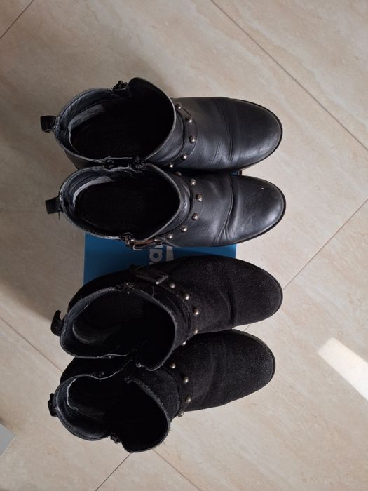 2 perechi de ghete la 40 lei!  Benvenutti piele naturala, mar 36