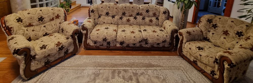 Canapea extensibila cu fotolii