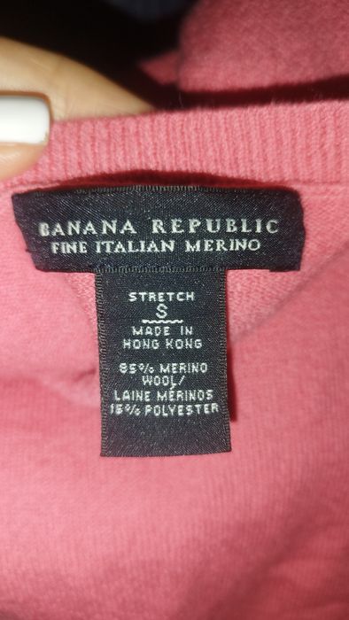 Banana Republic мерино пуловер, S