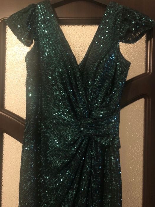 Rochie revelion / nunta / ocazie / seara paiete verde
