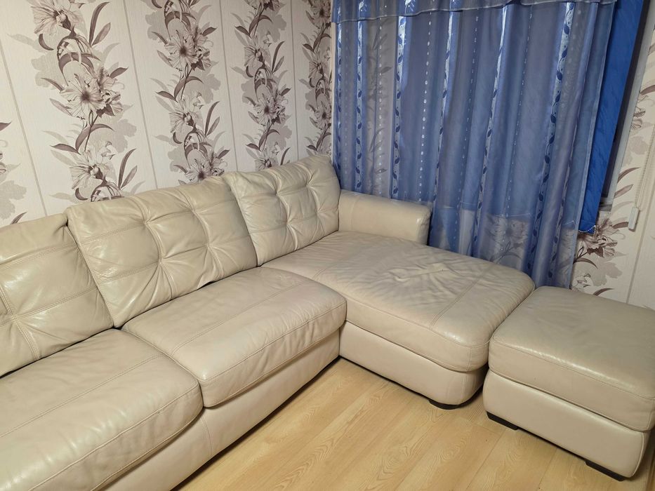 Coltar extensibil din piele naturală cu ladă