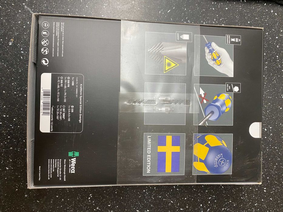 Комплект отвертки WERA Kraftform SWEDEN Limited Edition