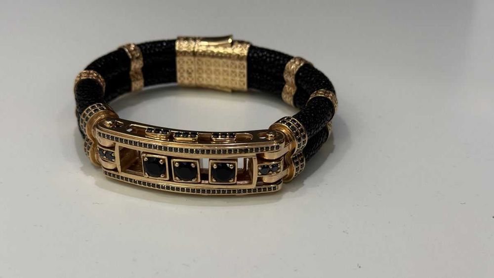 Bratara exclusiva din aur 14k, 75gr