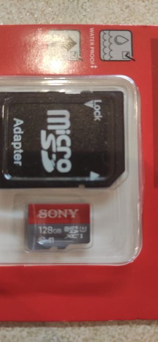Карта памет SONY 128 GB, UHS-I, CLASS 10 С ПРЕХОДНИК