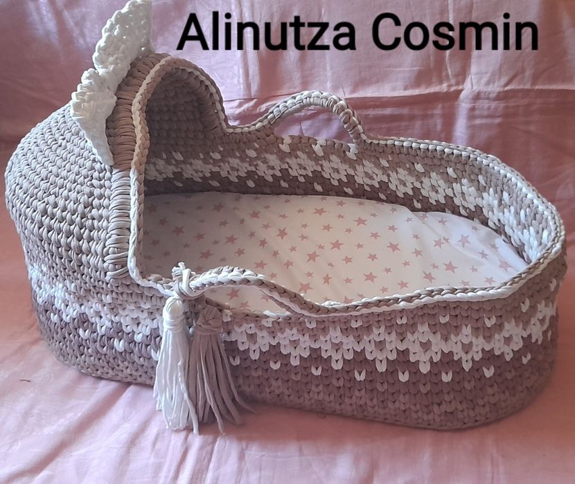 Landou crosetat, port bebe