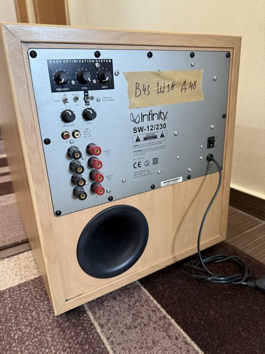 Infinity SW-12  Мощен Активен Subwoofer 12”