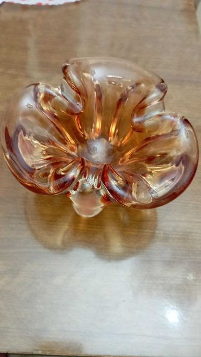 пепельница чешское стекло