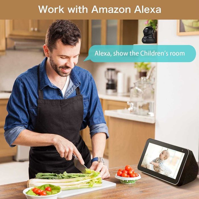 LItokam Wifi въртящи се камери- 2 бр. 2K