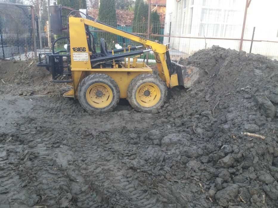 Lucrari cu miniexcavator si incarcator frontal