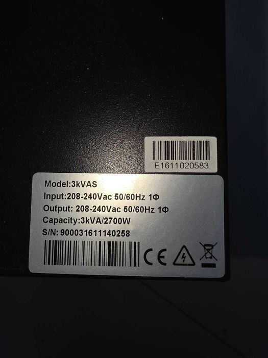UPS East model 3kVAS