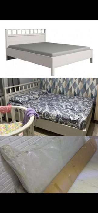 Продам б/у кровать  160×200 без матраса 35000тг.
Продам б/