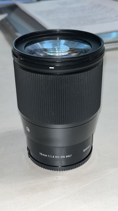 объектив sigma 16mm для sony E