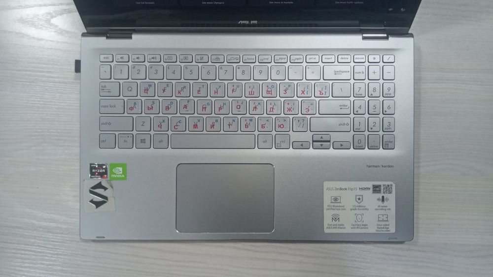 Notebook ASUS rayzn AMD Nvida
