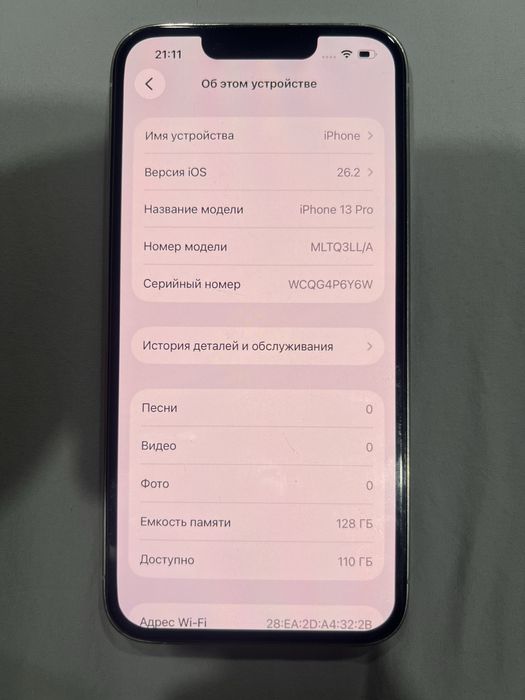 Iphone 13 pro 78%yumks 128 gb LLA