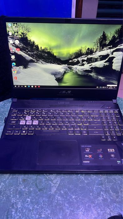 Игровой нотубук Asus TUF Gaming GTX 1650 Ryzen 5 3550h 32gb ОЗУ