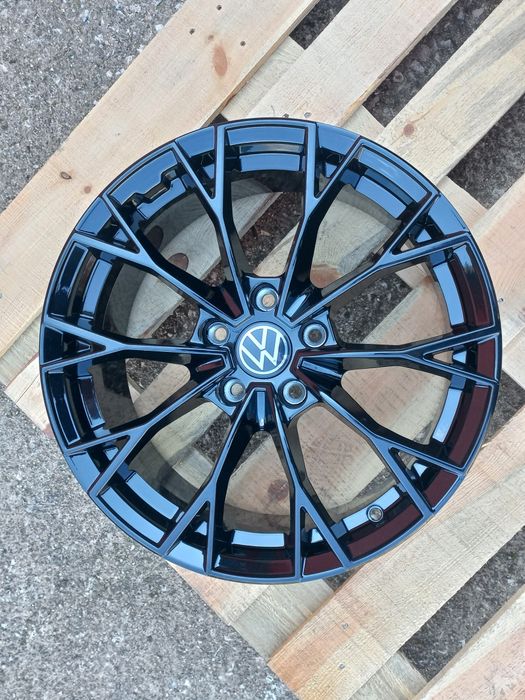 17"Vw Gtd GtiBlack Gloss 7.5j et40 Golf Passat Tiguan Touran Caddy Seat Škoda Чисто Нови