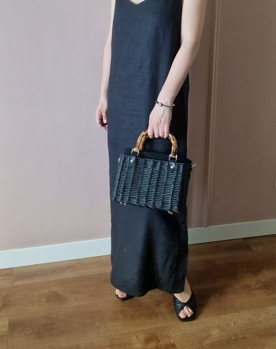 Сумка летняя, плетёная