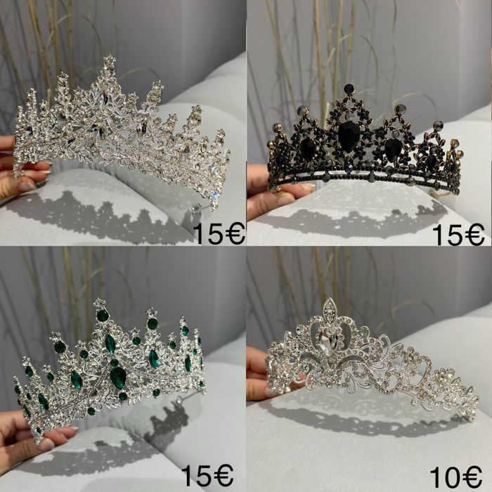 Тиари, корони, аксесоари за коса