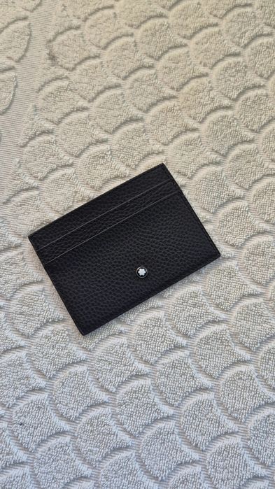 Cardholder Montblanc negru mat