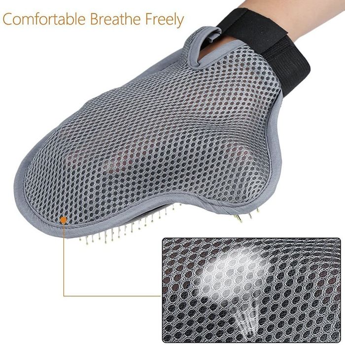 Перчатки для ухода и  купания домашних питомцев