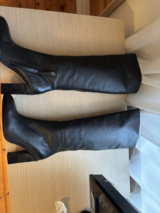 Zara Ботуши естествена кожа