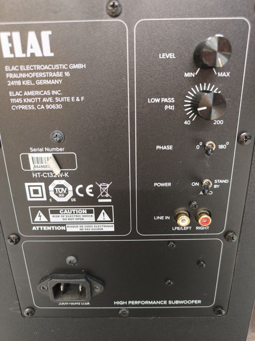 Elac Cinema 5. Home cinema
