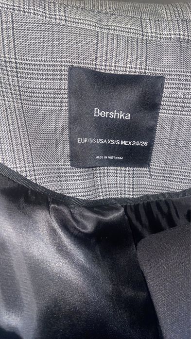 Sacou gri, office / casual ,  Bershka
